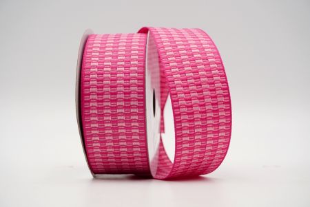 Hot Pink Unique Checkered Design Ribbon_K1750-213